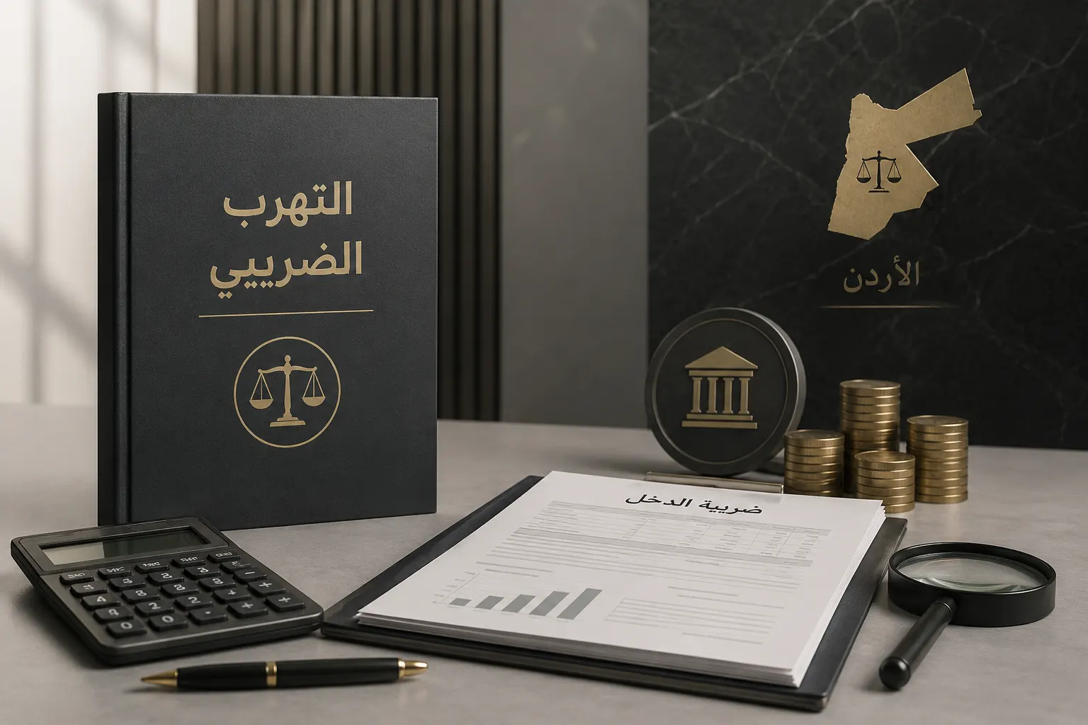 التهرب الضريبي في الأردن: العقوبات ودور المحامي المختص