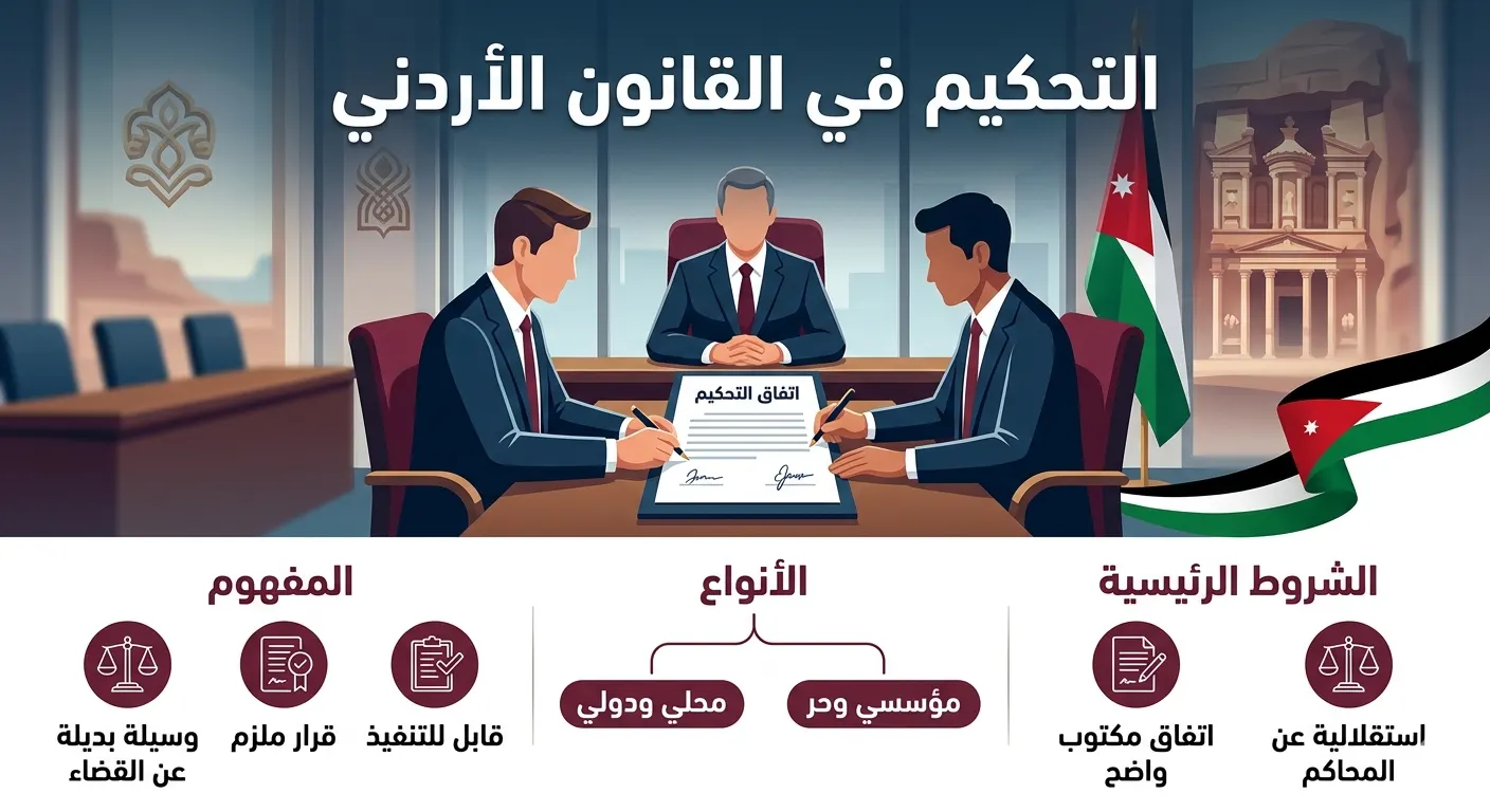 التحكيم في القانون الأردني: ما يجب أن تعرفه الشركات