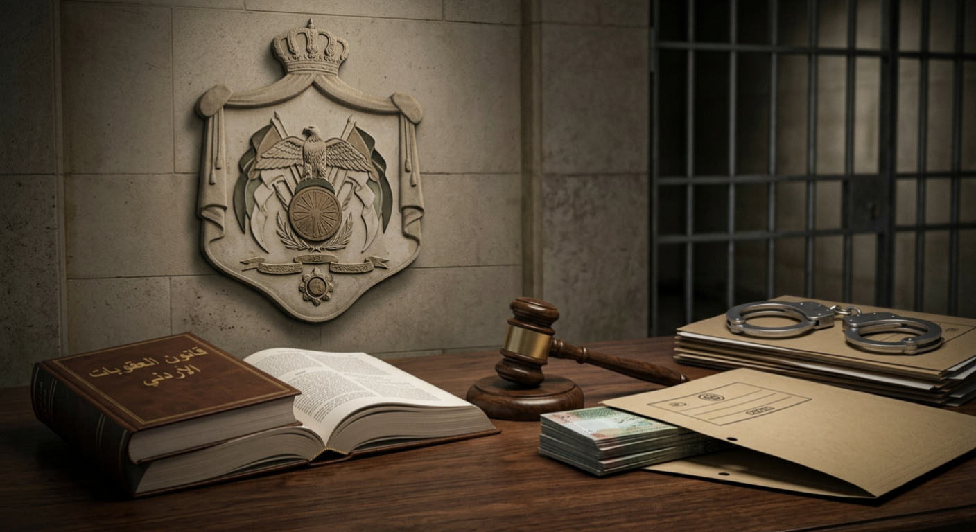 جريمة الرشوة وفقا لقانون العقوبات الأردني