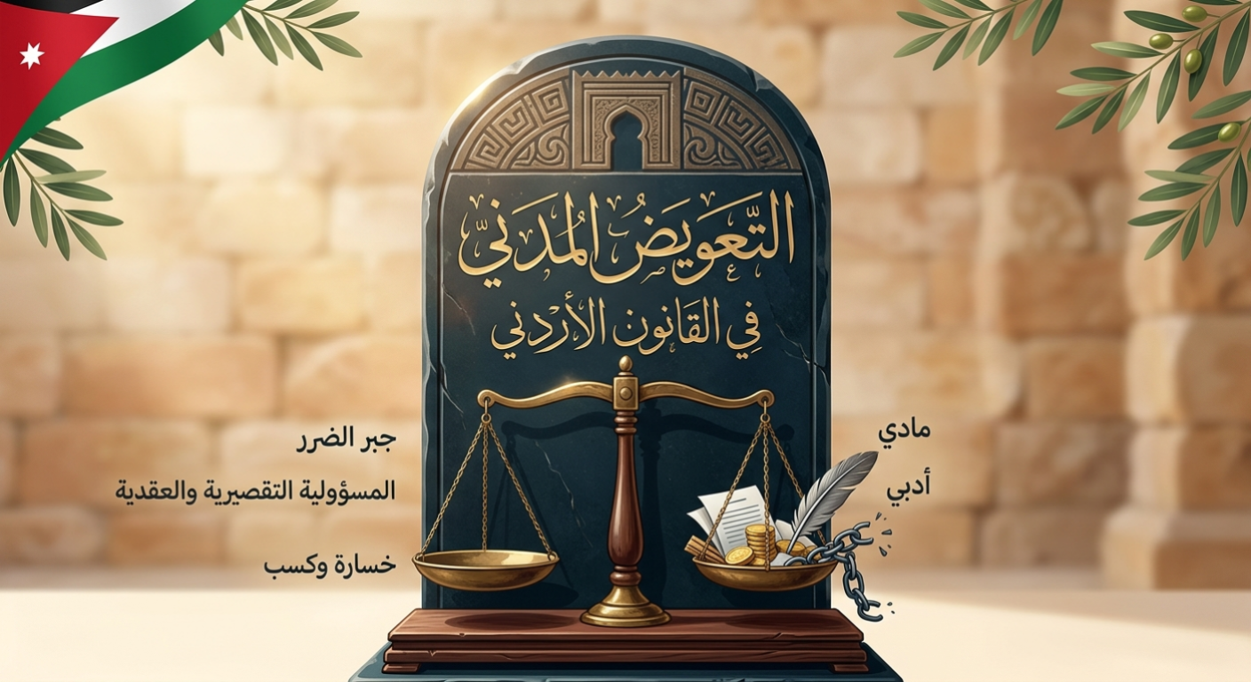 التعويض المدني حسب القانون الأردني